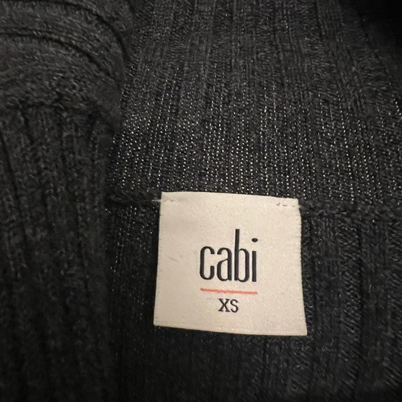 CAbi - Charcoal Cosmic Zip Sweater - Picture 7 of 7